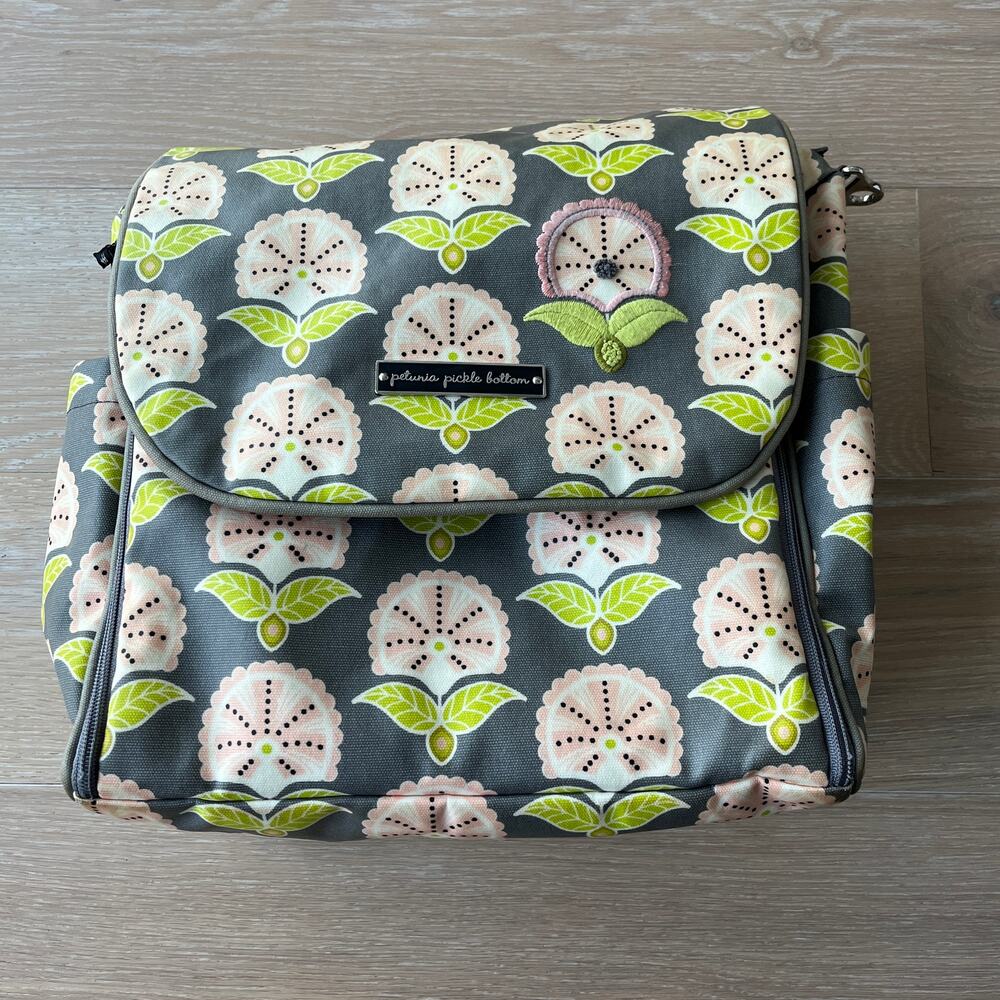 Petunia Pickle Bottom Abundance Boxy Backpack Convertible Diaper Bag - Picture 1 of 8